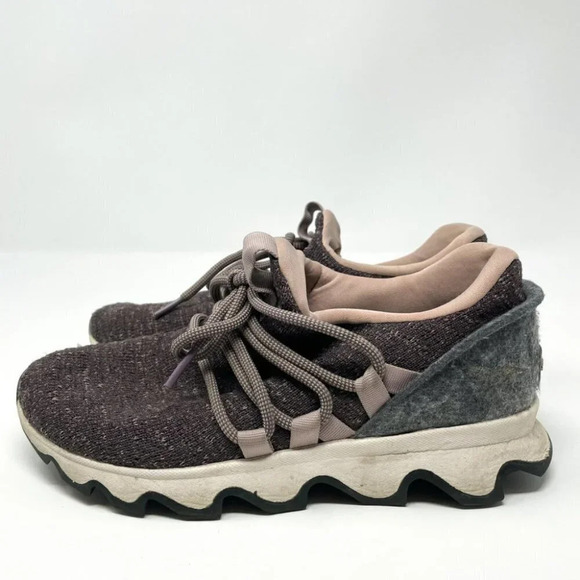 Sorel Kinetic Lace Gradient Sneaker Runner Purple Sage Sz 7 - Picture 9 of 13